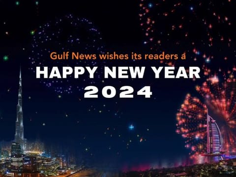 UAE welcomes 2024 with dazzling display of fireworks - as it happened