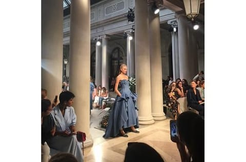 Carolina Herrera fashion show. 