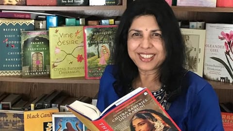 Chitra wanted to follow in the footsteps of her mother, a teacher, and “for the first 20 years of my life, I never wrote anything” 