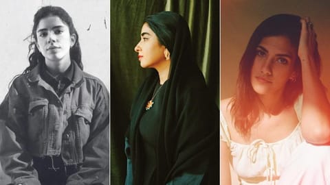 In her work, Lara Chahine (left) intends to shed light on how external factors have an immediate impact on women. Reem Falaknaz’s (centre) work attempts to shed light on the covert ways women navigate deep-rooted practices and medical malpractice. Rama Ghanem, curator of Gulf Photo Plus, says there needs to be a new and different approach to feminist work that is distributed and exhibited in the region 