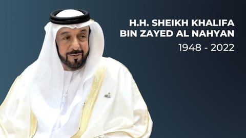 Sheikh Khalifa was the second President of the UAE and the 16th Ruler of the emirate of Abu Dhabi 
