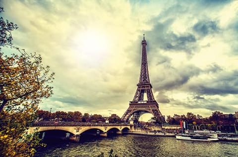 Eiffel Tower. 