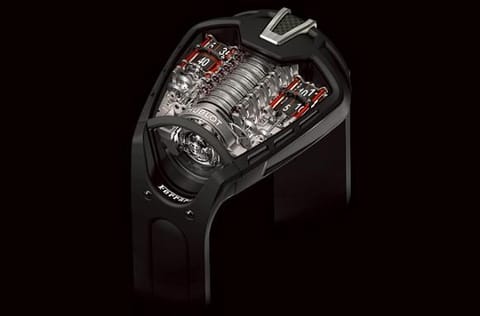 Hublot’s MP-05 LaFerrari Price equivalent? A brand new Ferrari plus you’d have a few thousand to spare.  