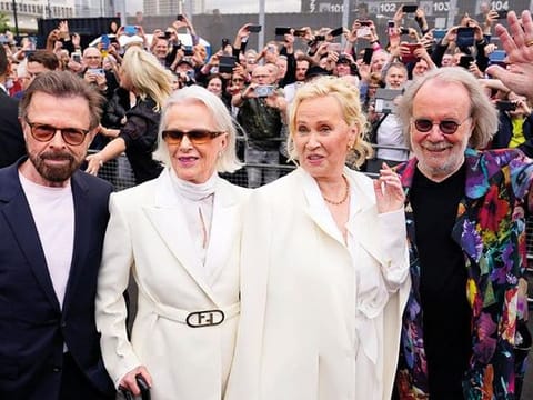 Some 40 years after they split up, ABBA look to have a hit on their hands 