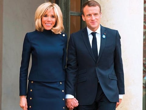 In one of the most unlikely love stories of our time, Emmanuel Macron and Brigitte married in 2007 in the seaside resort of Le Touquet 