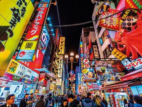 In 2009, 1.7 million tourists visited Osaka. Last year it was up to 11.4 million 