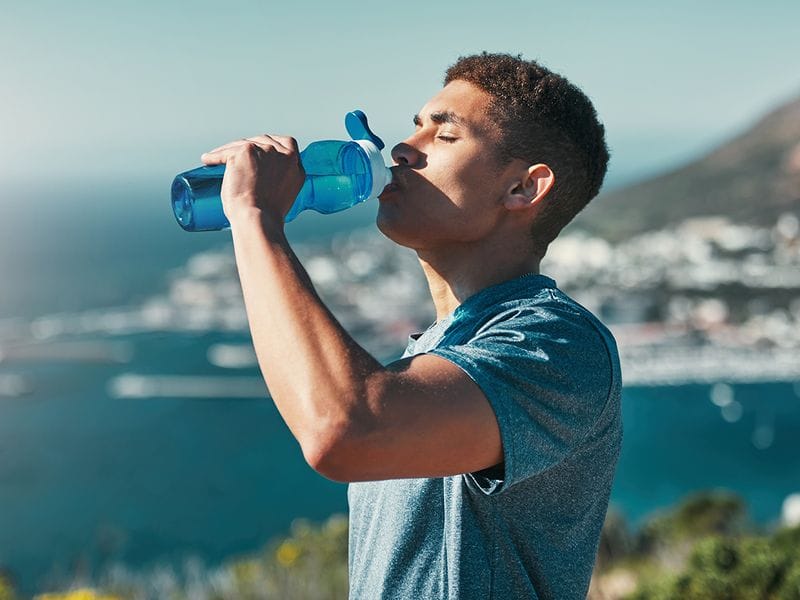 Person drinking
