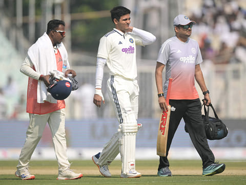 India’s Shubman Gill hospitalised after sudden neck spasm in Kolkata