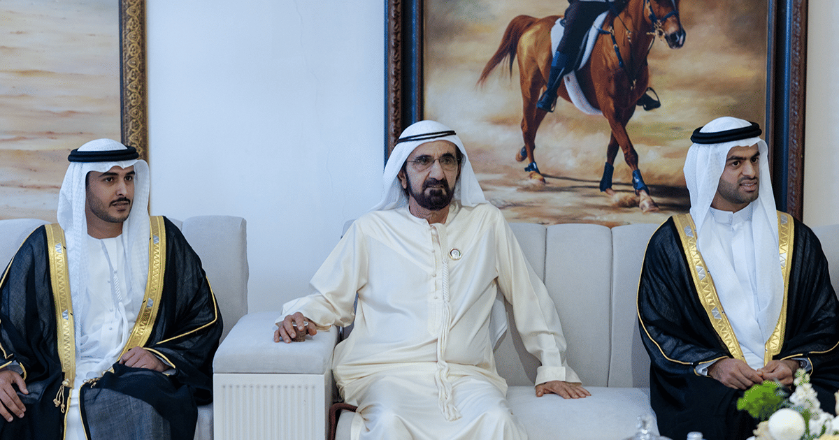 Sheikh Mohammed attends Dubai wedding reception