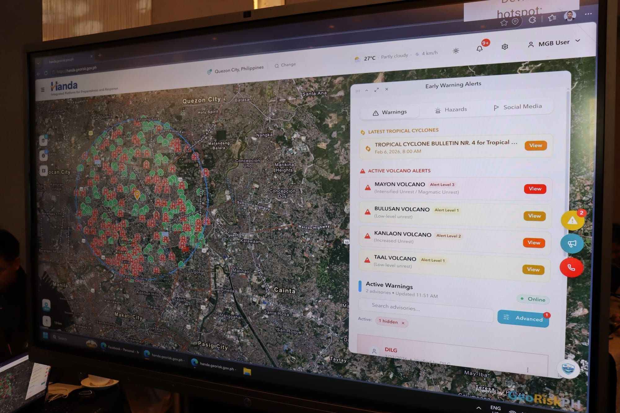Philippines launches Handa disaster platform: Integrated early warning ...