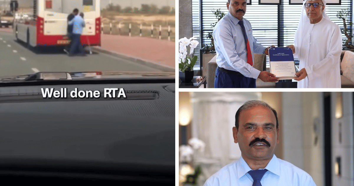 Dubai RTA Bus Driver Honoured for Helping Blind Man Cross Road ...