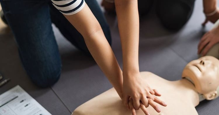 He was teaching CPR — then his students used it to save him