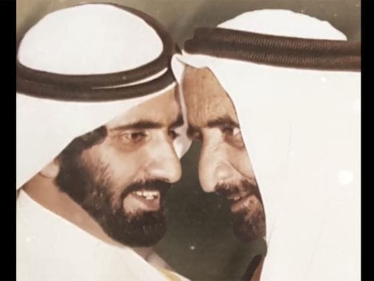 Sheikh Mohammed pays touching tributes to his father Sheikh Rashid